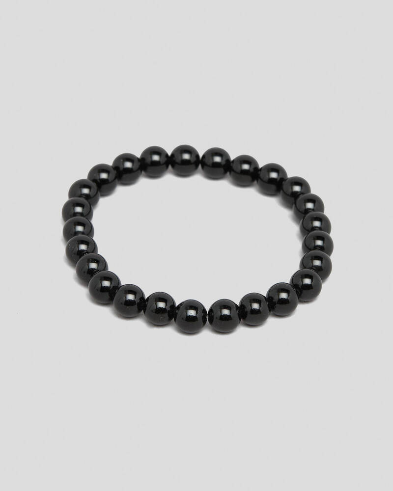 Classics 77 8MM Obsidian Bead Bracelet for Mens