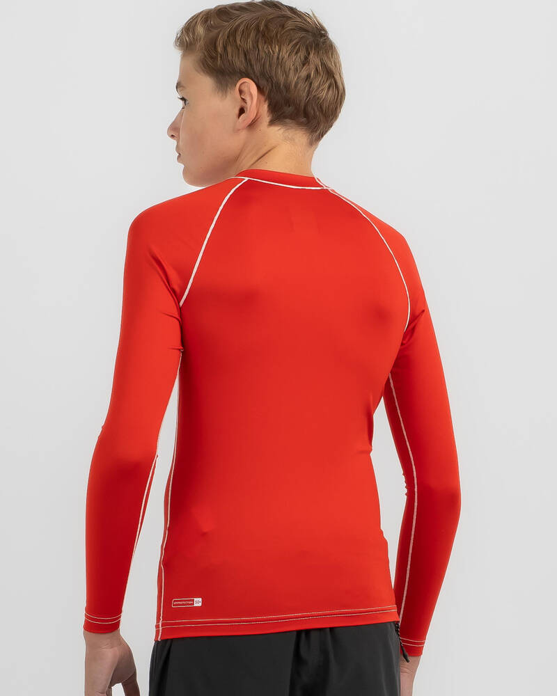 Quiksilver Boys' Long Sleeve Saturn Rash Vest for Mens