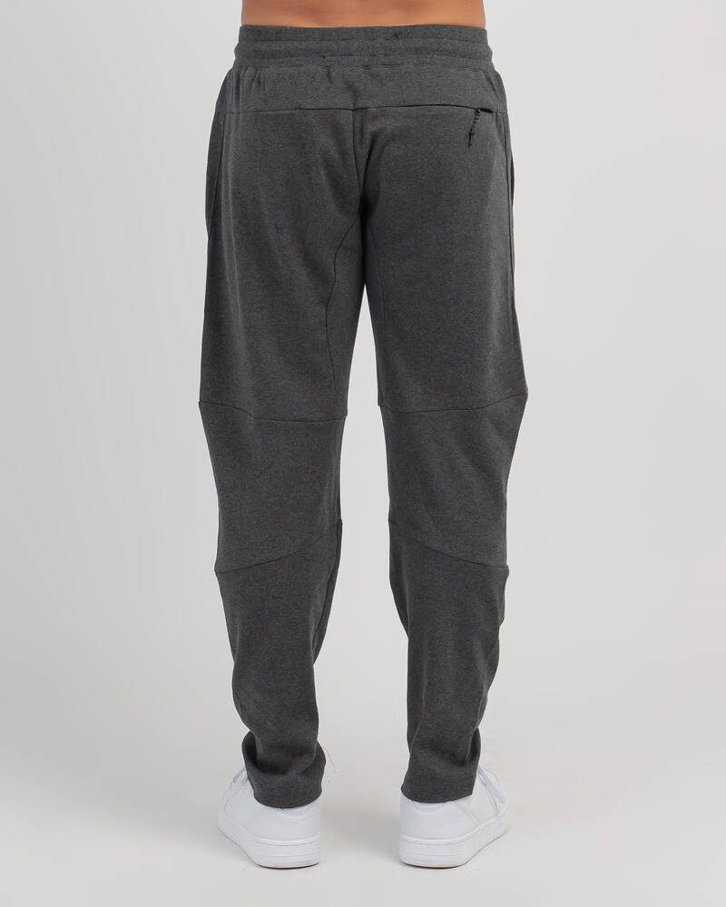 Lucid Bolt Track Pants In Char Marle - Fast Shipping & Easy Returns ...