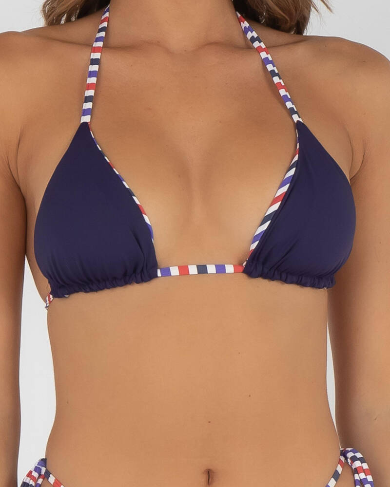 Topanga Saville Reversible Bikini Top for Womens