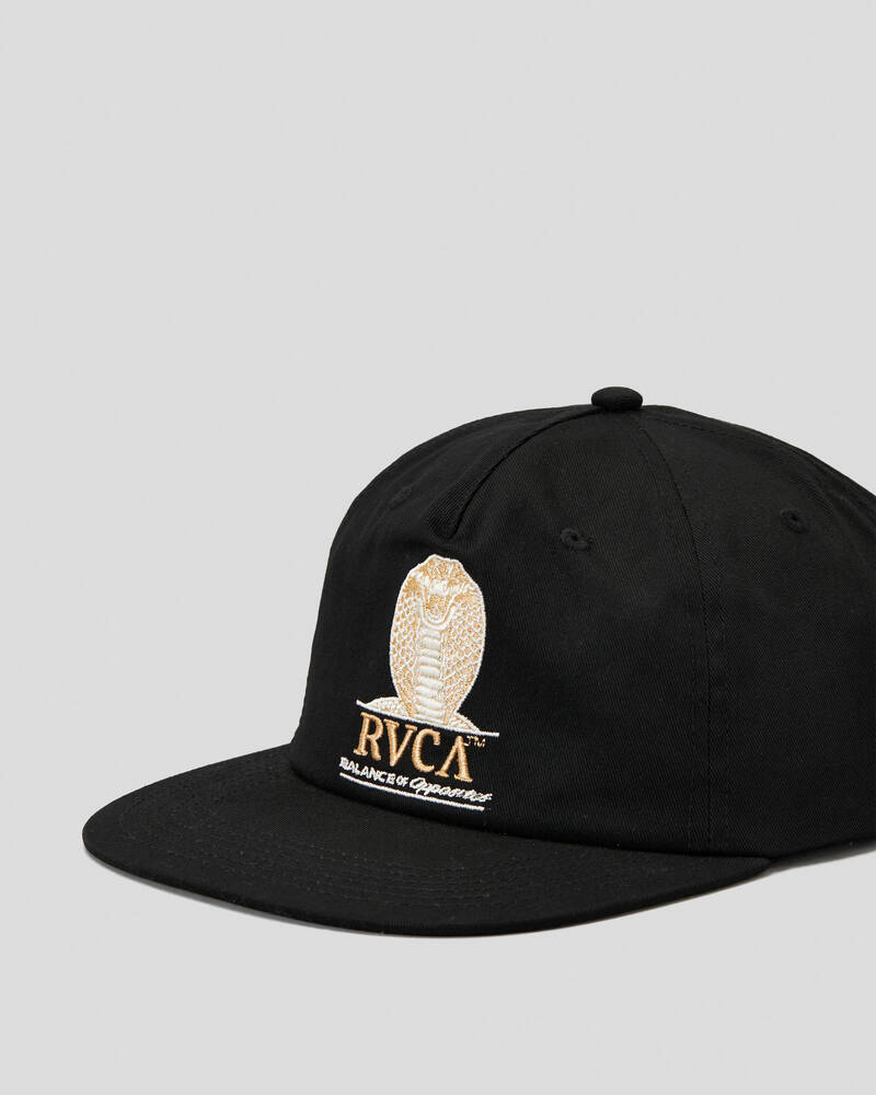 RVCA King Kobra Snapback Cap for Mens
