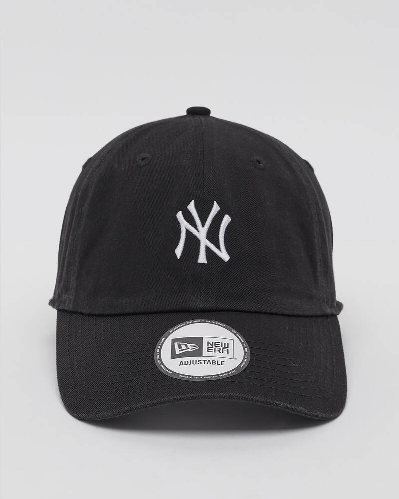 New Era New York Yankees Black MIDI Logo Cap for Mens