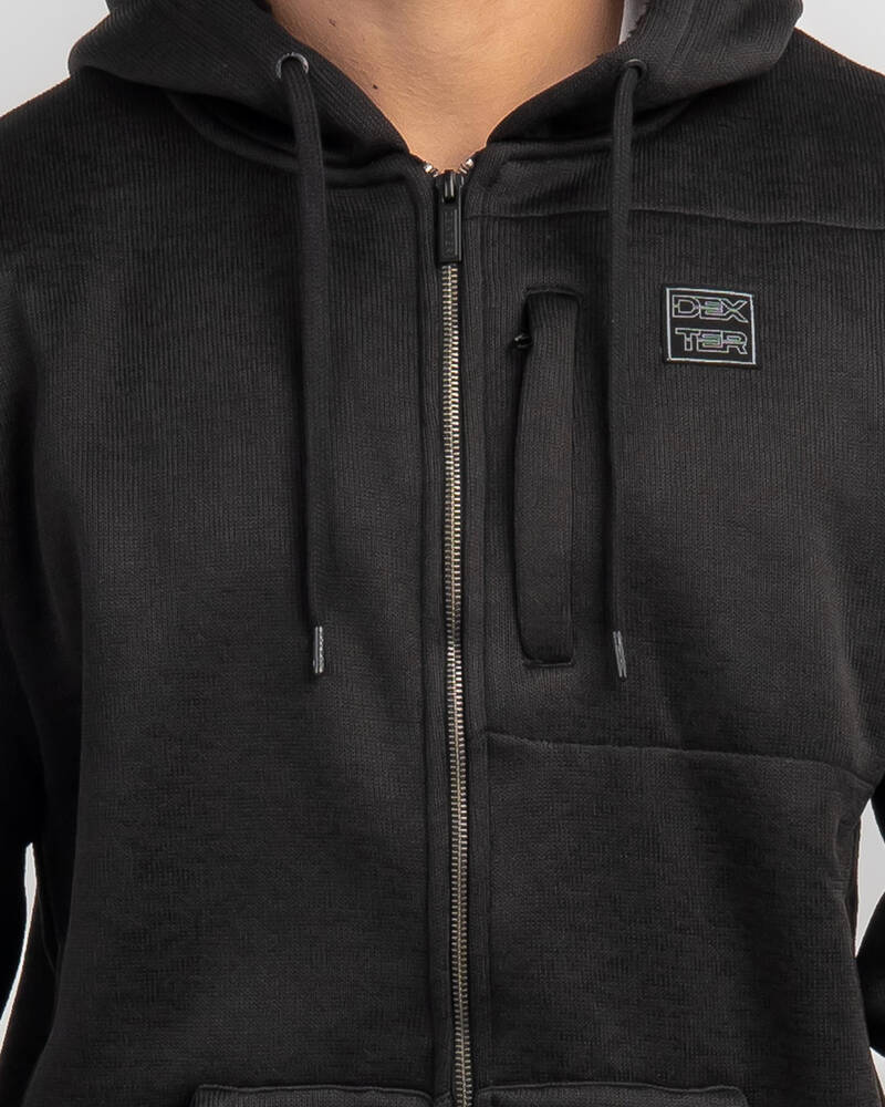 Dexter Devised Knit Hooded Jumper for Mens