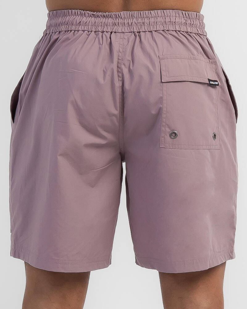 Santa Cruz MFG Cruzier Solid Elastic Waist Shorts for Mens