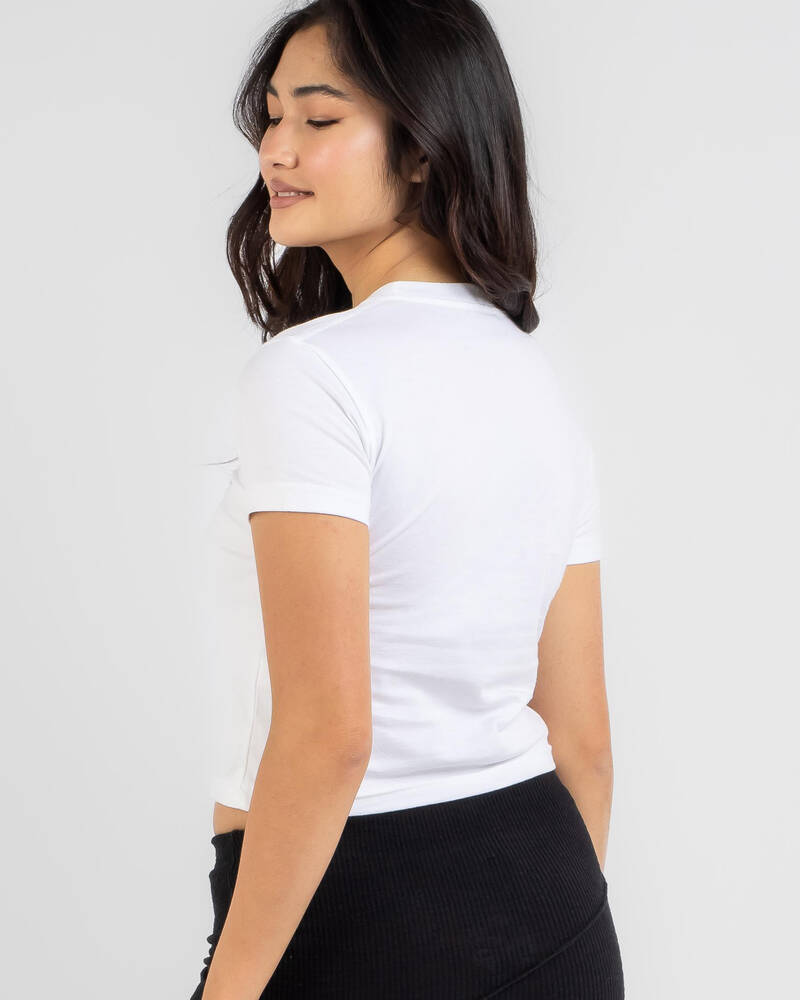 Stussy Mushroom Slim T-Shirt for Womens