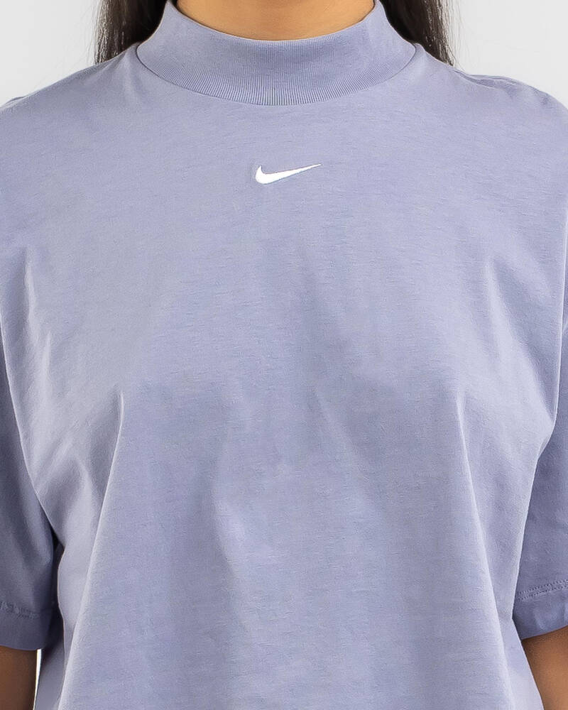 Nike Essential Mock Neck T-Shirt for Womens