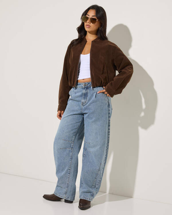 Ava And Ever Dallas Faux Suede Jacket for Womens