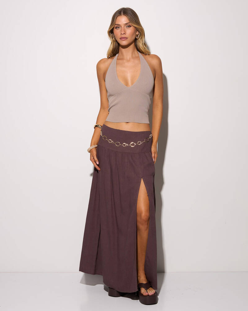 Mooloola Arae Hawaii Maxi Skirt for Womens