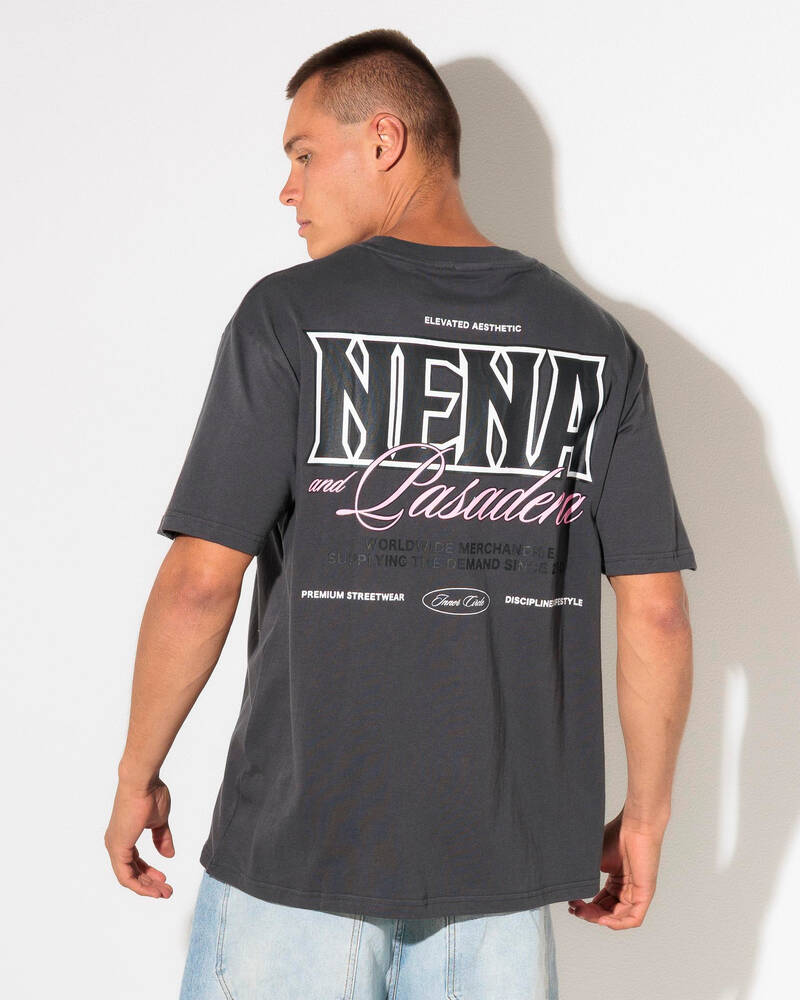 Nena & Pasadena Maurosa Box Fit T-Shirt for Mens