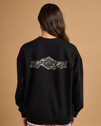 Rip Curl Neon Diamond Heritage Crewneck Sweatshirt for Womens image number null