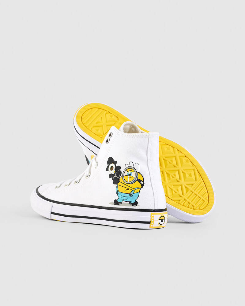 Converse Boys' Minions Chuck Taylor All Star Hi Tops Shoes for Mens