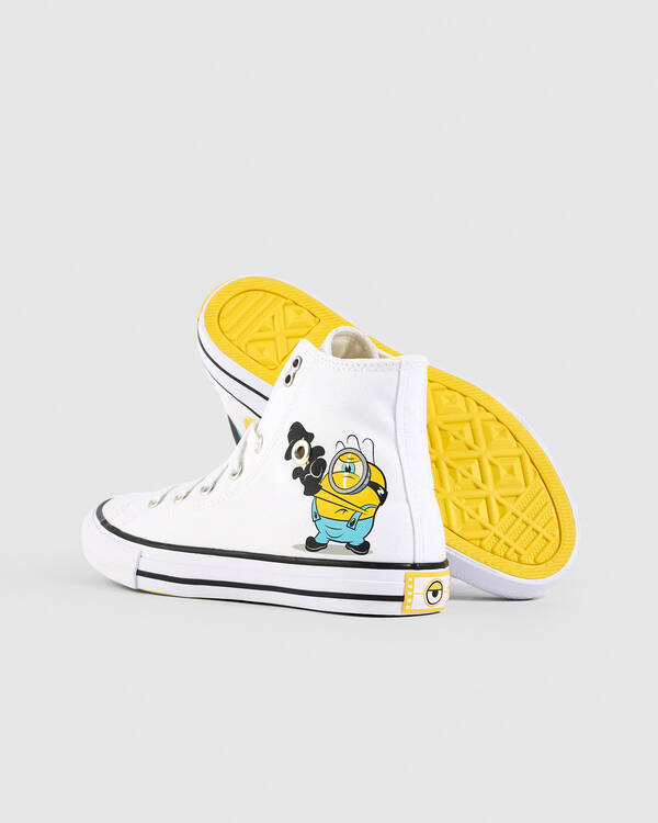 Converse Boys' Minions Chuck Taylor All Star Hi Tops Shoes for Mens