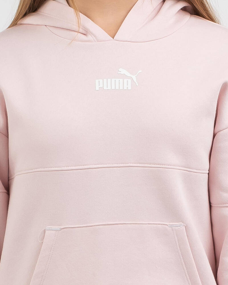 Puma Girls' Power Colourblock Hoodie for Womens