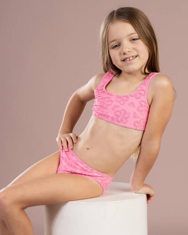 Toddlers' Flip Flower Bralette Bikini Set