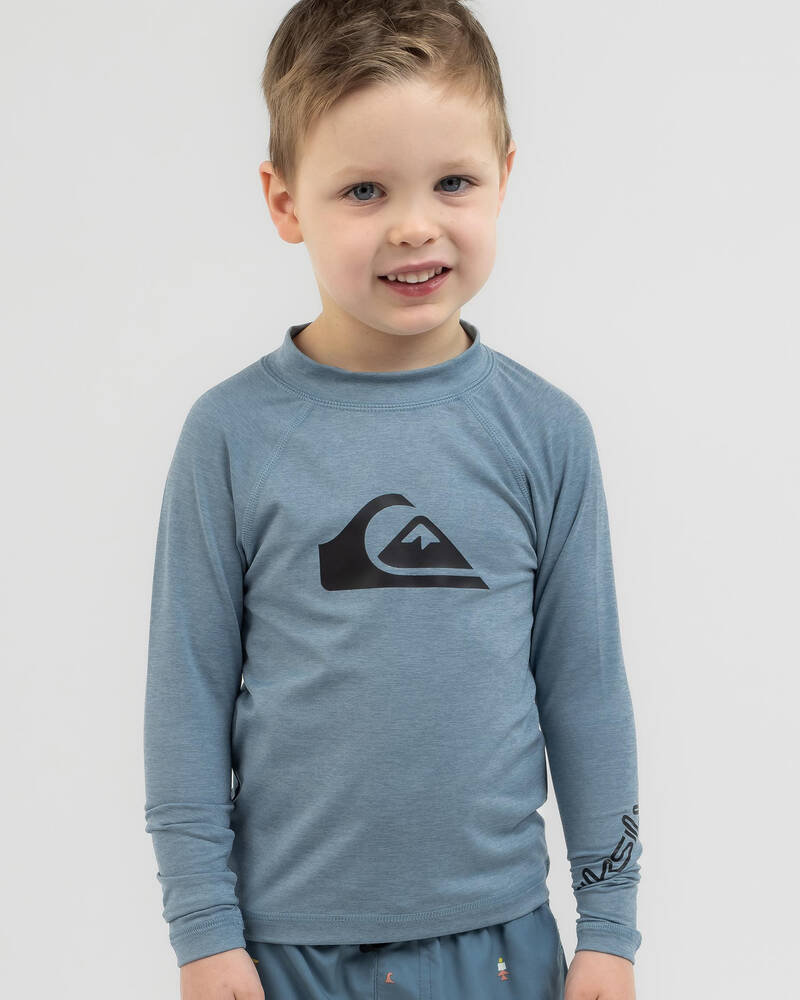 Quiksilver Toddlers' All Time Long Sleeve Rash Vest for Mens