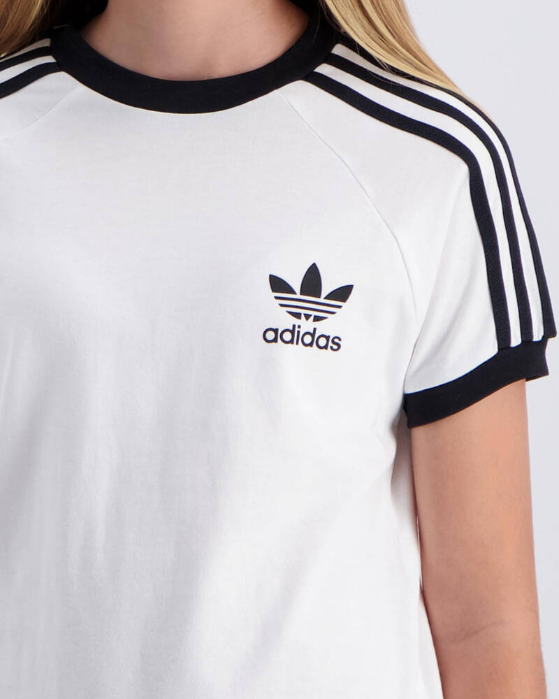 Adidas Girls 3 Stripes T-Shirt for Womens image number null