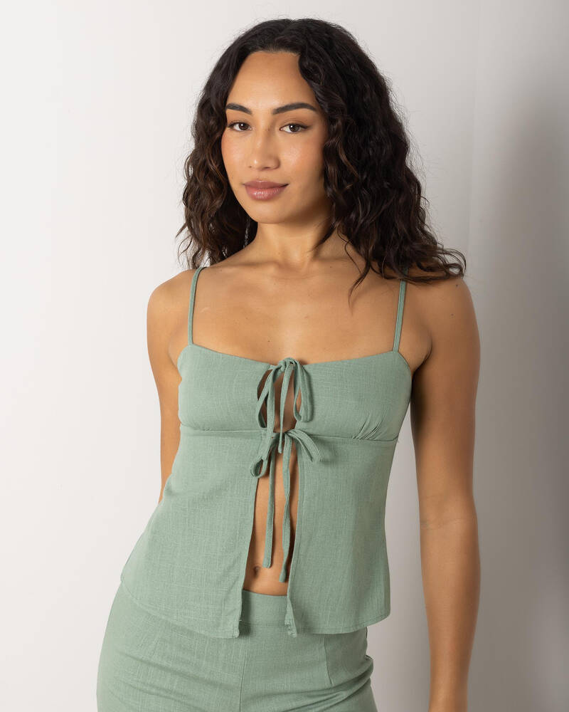 Mooloola Brighton Hawaii Tie Top for Womens