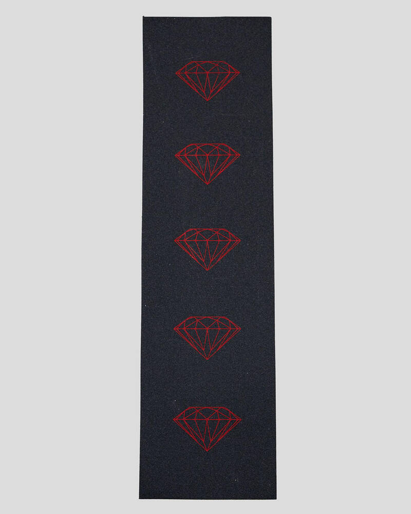 Diamond Supply Co Brilliant Red Skateboard Grip Tape for Unisex
