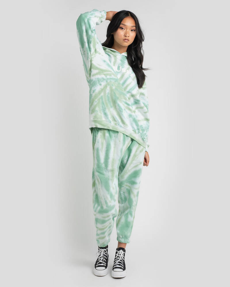 Stussy Warped Tie Dye Hoodie for Womens