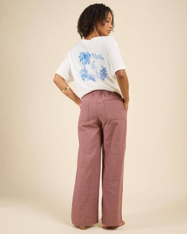Rhythm Lucy Wide Leg Pants for Womens