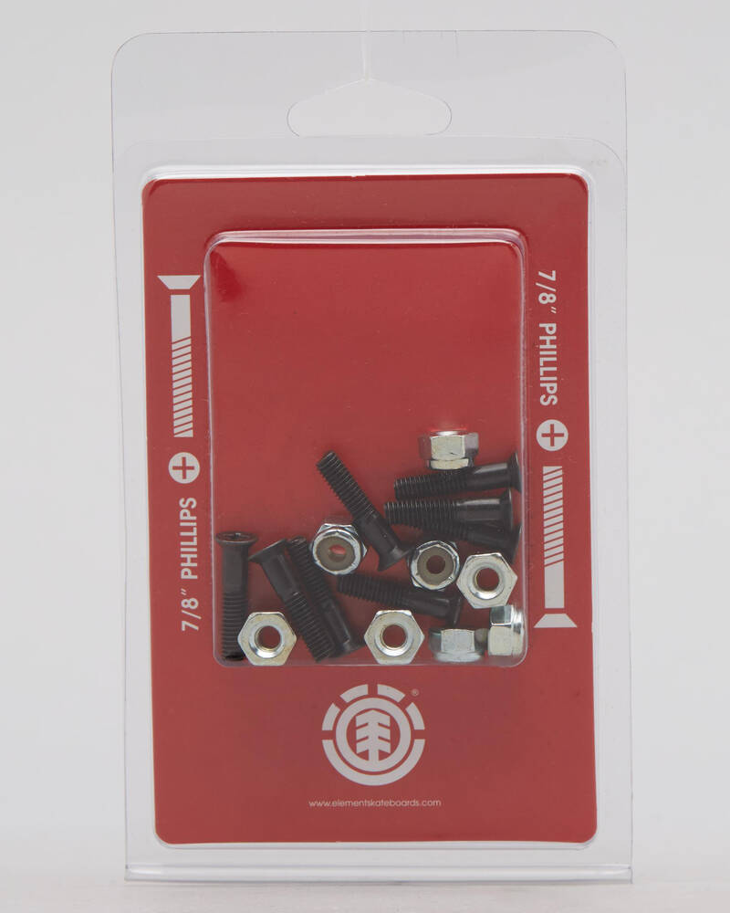 Element Thriftwood Hardware Skateboard Bolts for Unisex