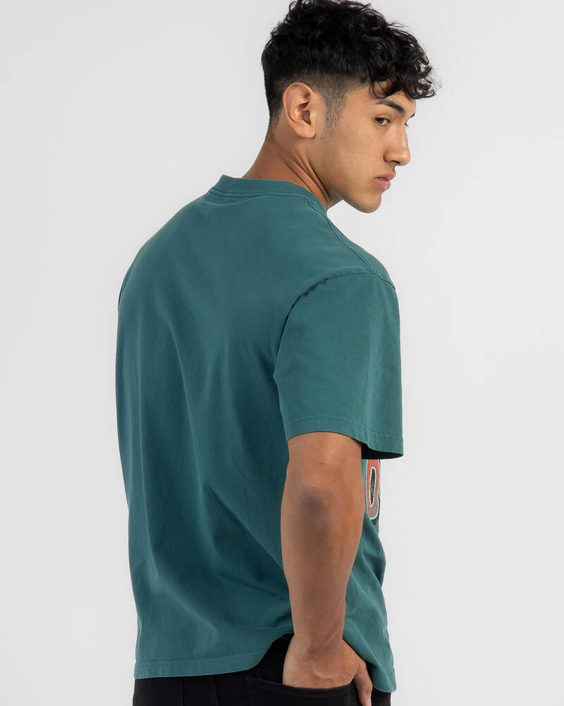 Mitchell & Ness Miami Dolphins Incline Stack T-Shirt for Mens