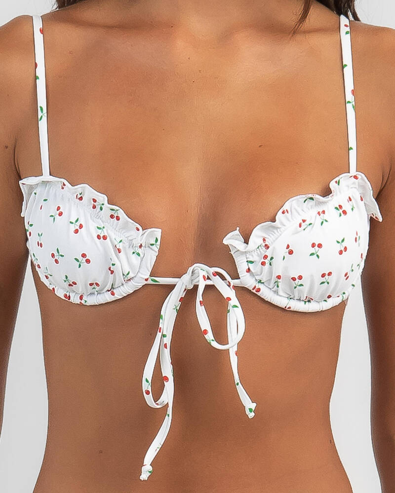 Topanga Sweet Cherry Pie Bikini Top for Womens