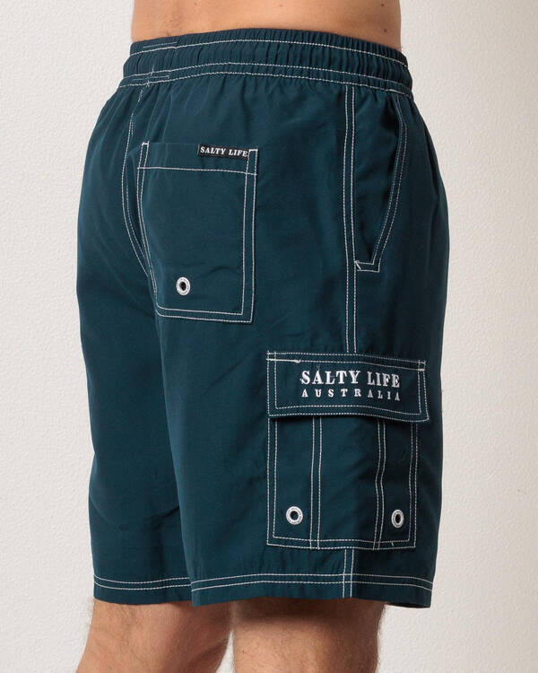 Salty Life Diameter Elastic Waist Shorts for Mens