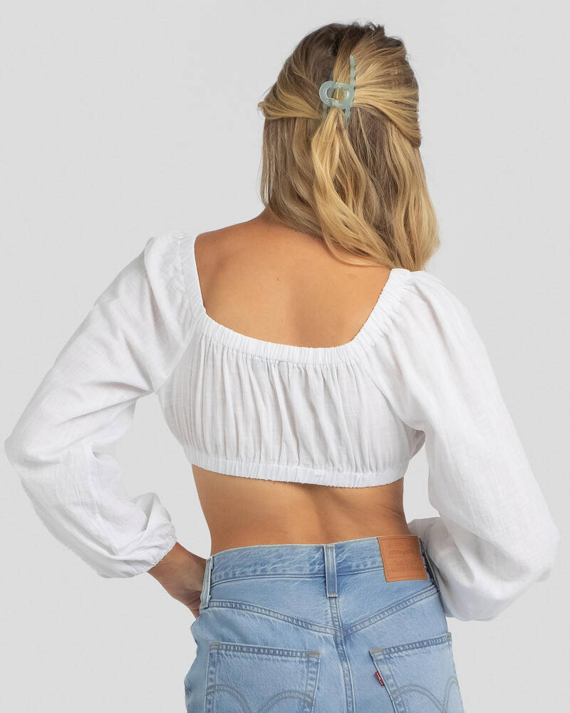 Ava And Ever Indigo Top for Womens