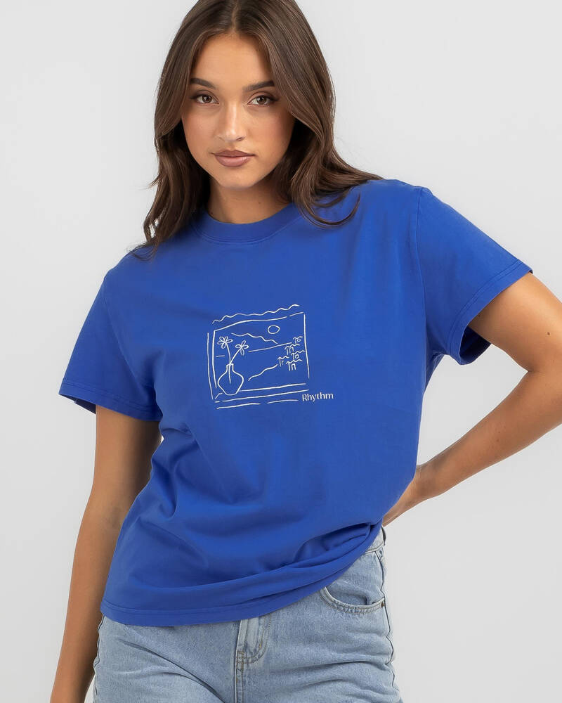 Rhythm Views Band T-Shirt for Womens