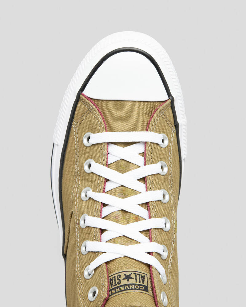 Shop Converse Chuck Taylor All Star Malden Street Mid Shoes In Roasted/cherry Vision/black