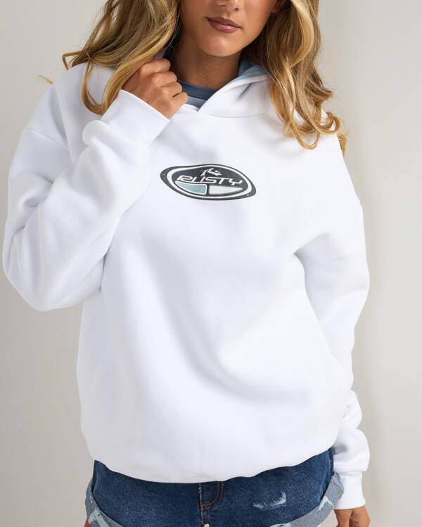 Rusty Throw Me A Disc Oversized Hoodie for Womens