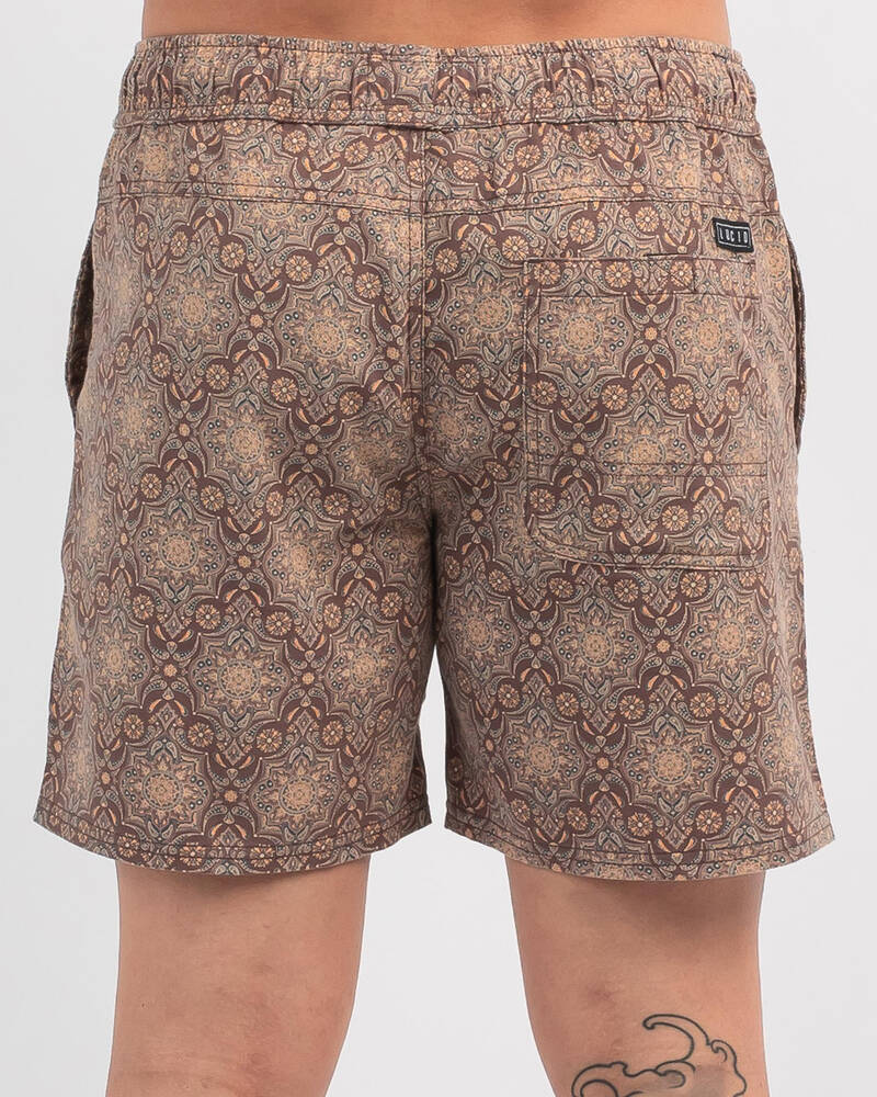 Lucid Tapis Elastic Waist Shorts for Mens