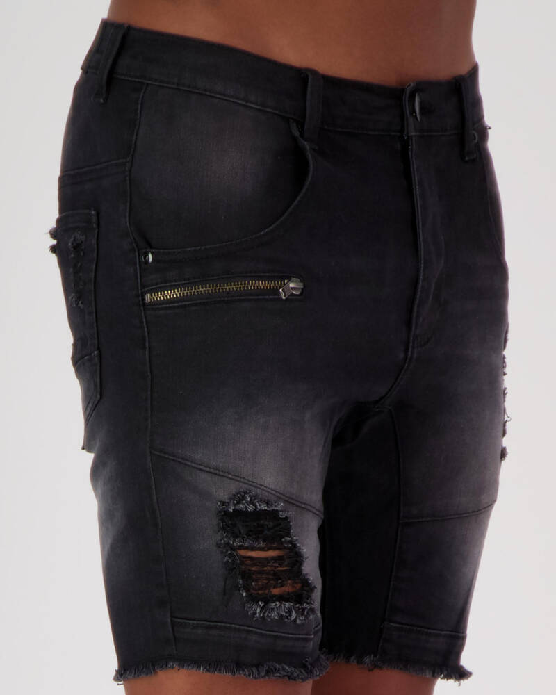 LSKD Loosekid Torment Denim Shorts for Mens
