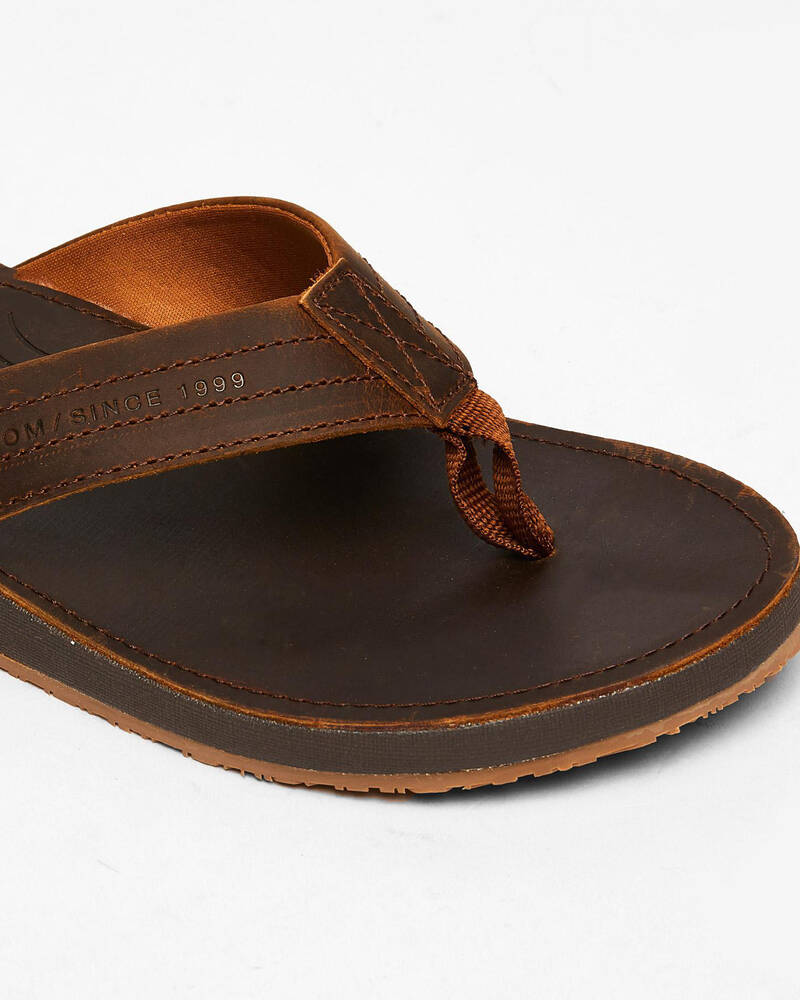 Kustom Cruiser Leather Sandals for Mens