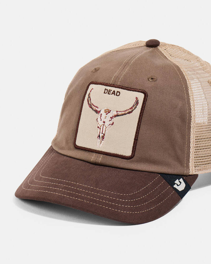 Goorin Bros Dead Skull Papa Trucker Cap for Mens