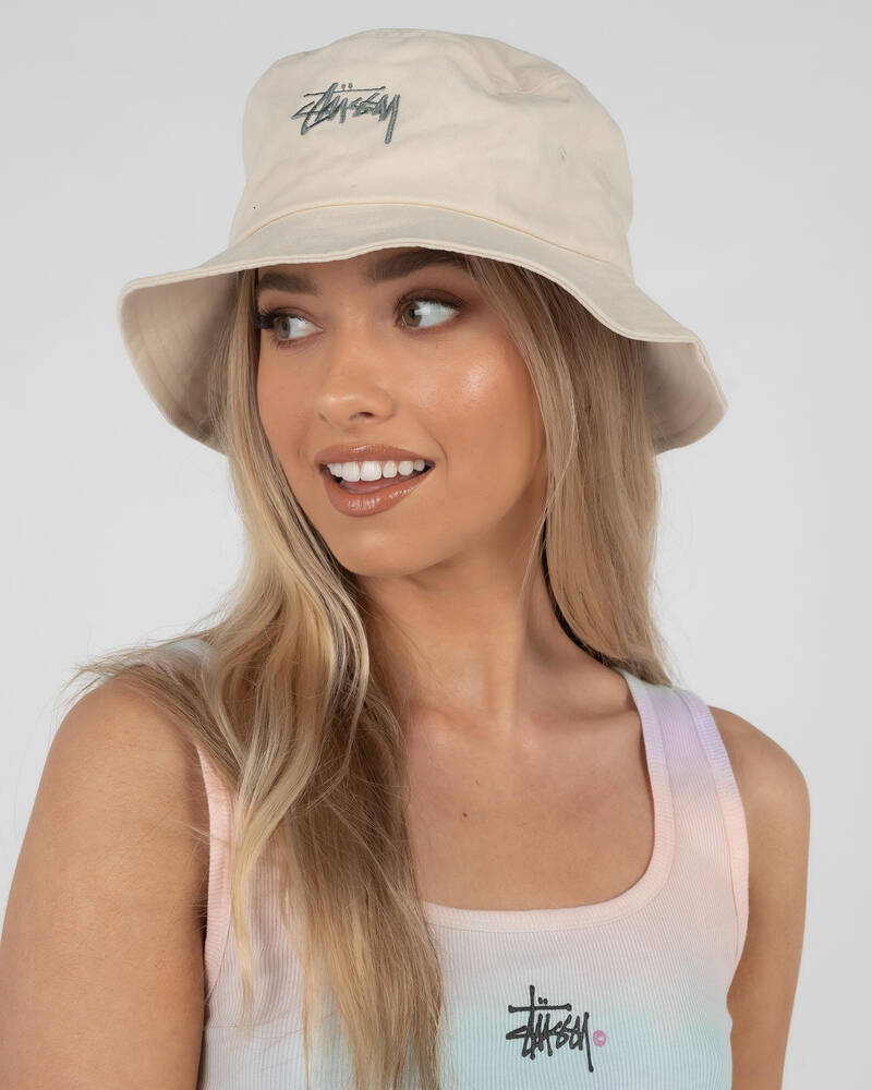 Stussy Stock Bucket Hat for Womens
