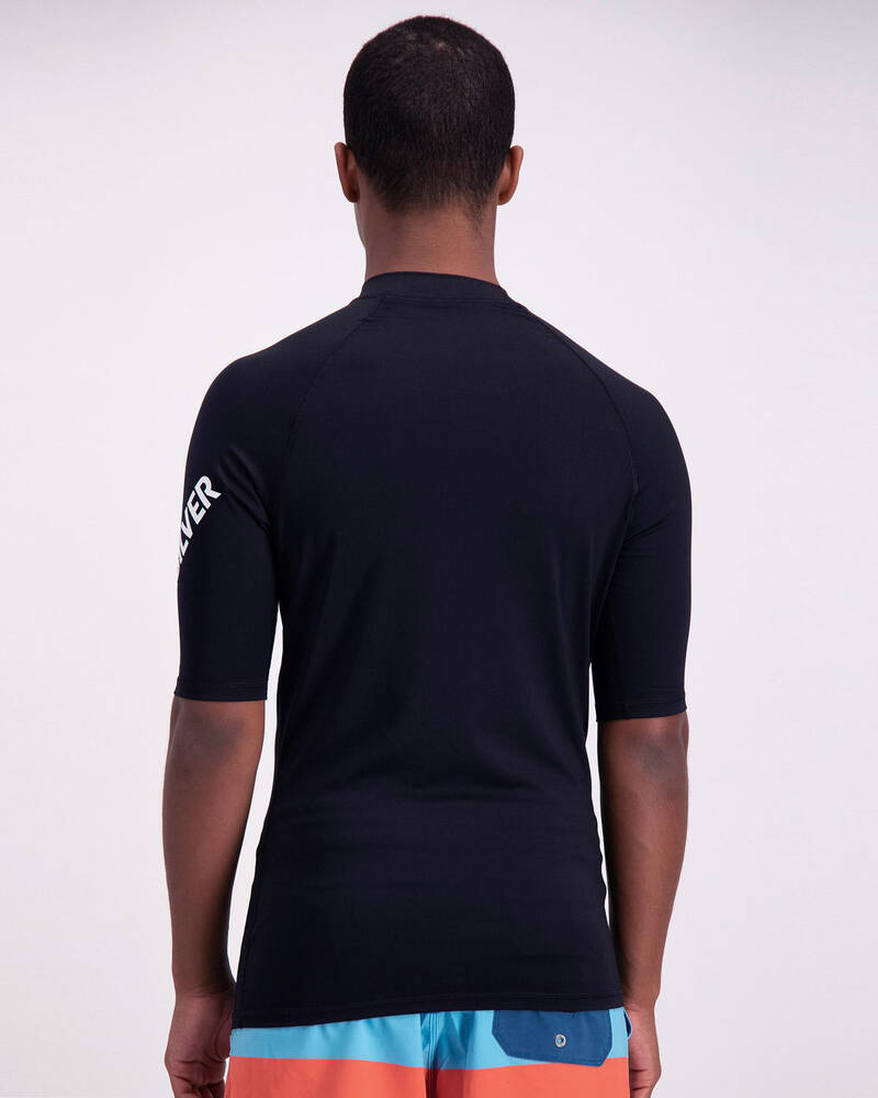 Quiksilver All Time Short Sleeve Rash Vest for Mens