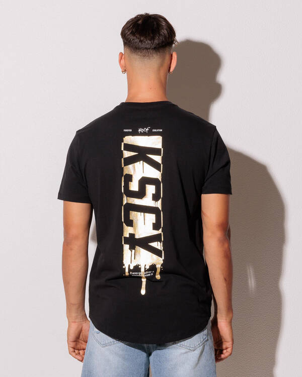 Kiss Chacey Dream Duel Curved T-Shirt for Mens