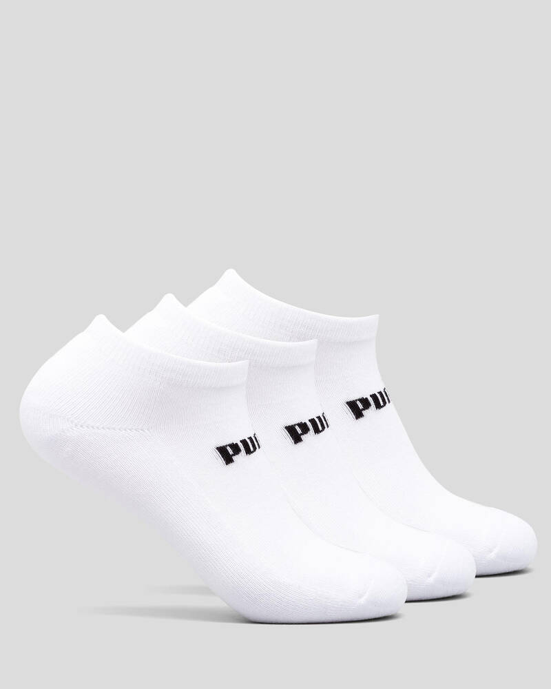 Puma Boys' Sneaker Cushioned Crew Socks 3 Pack for Mens