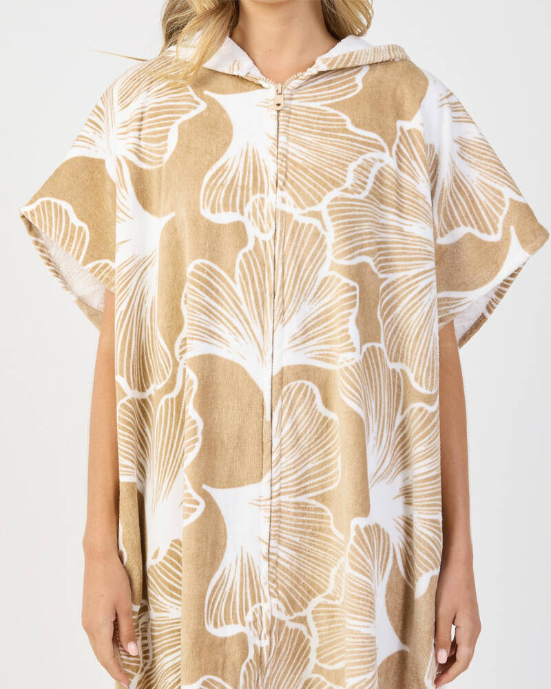 Topanga Flora Hooded Towel for Womens