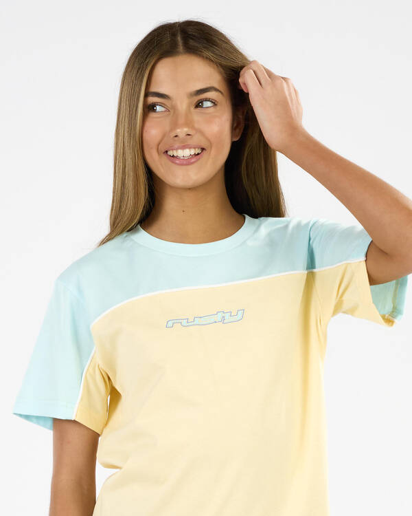 Rusty Girls' Polar Girly 2 Pop Oversized T-Shirt for Womens