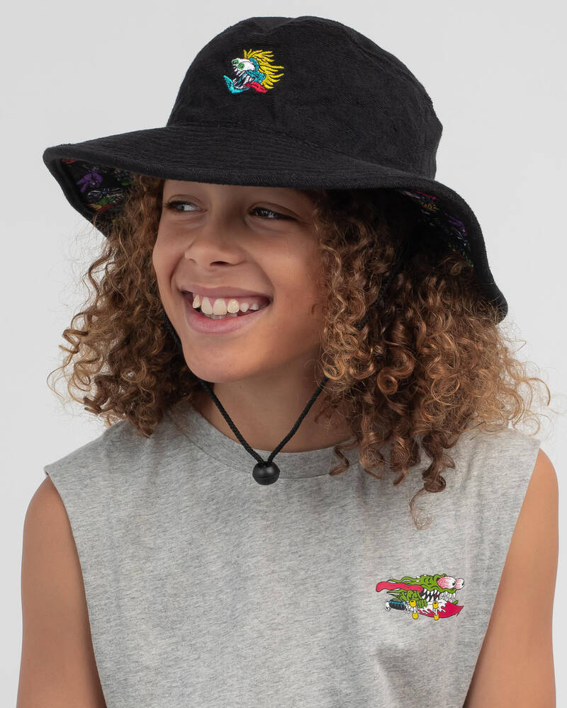 Sanction Boys' Monster Reversible Wide Brim Hat for Mens