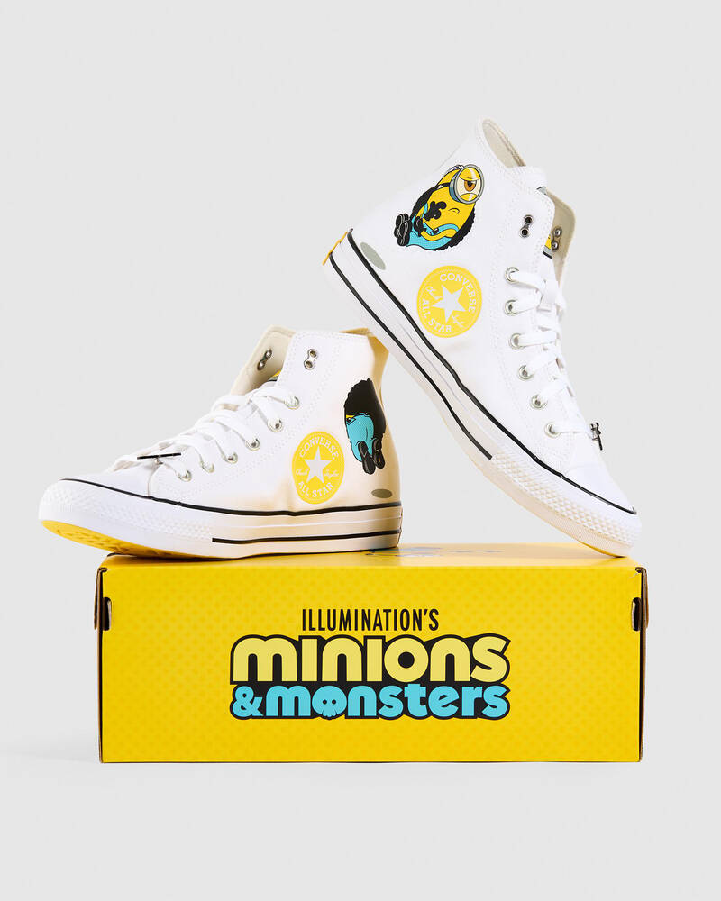 Converse Chuck Taylor All Star Minions High Top Shoes for Mens