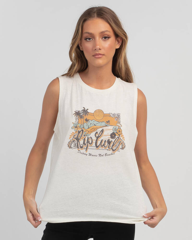 Rip Curl Surf Gypsy Muscle Tank Top for Womens