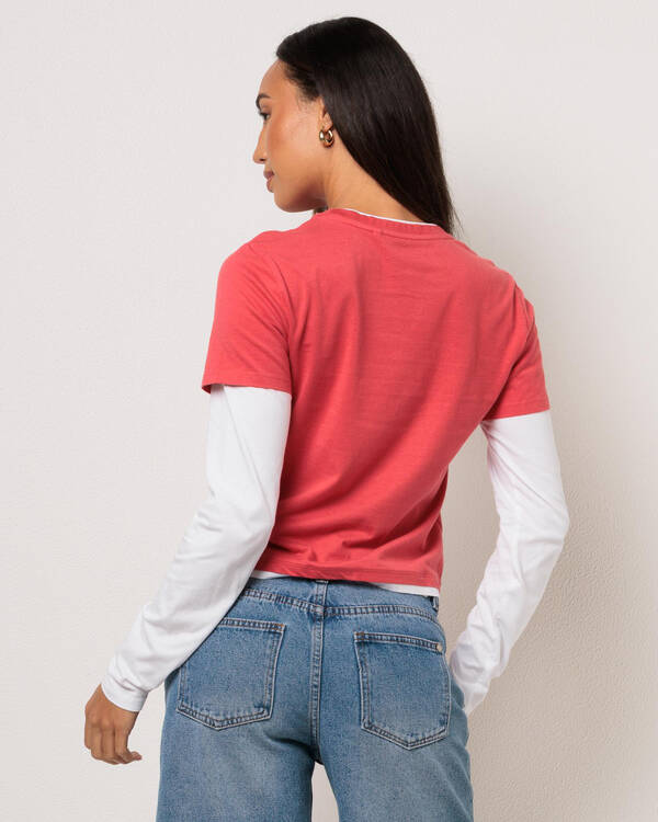 Rip Curl Surf Revival Layered Long Sleeve T-Shirt for Womens