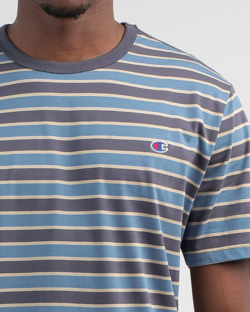 Champion Stripe T-Shirt for Mens