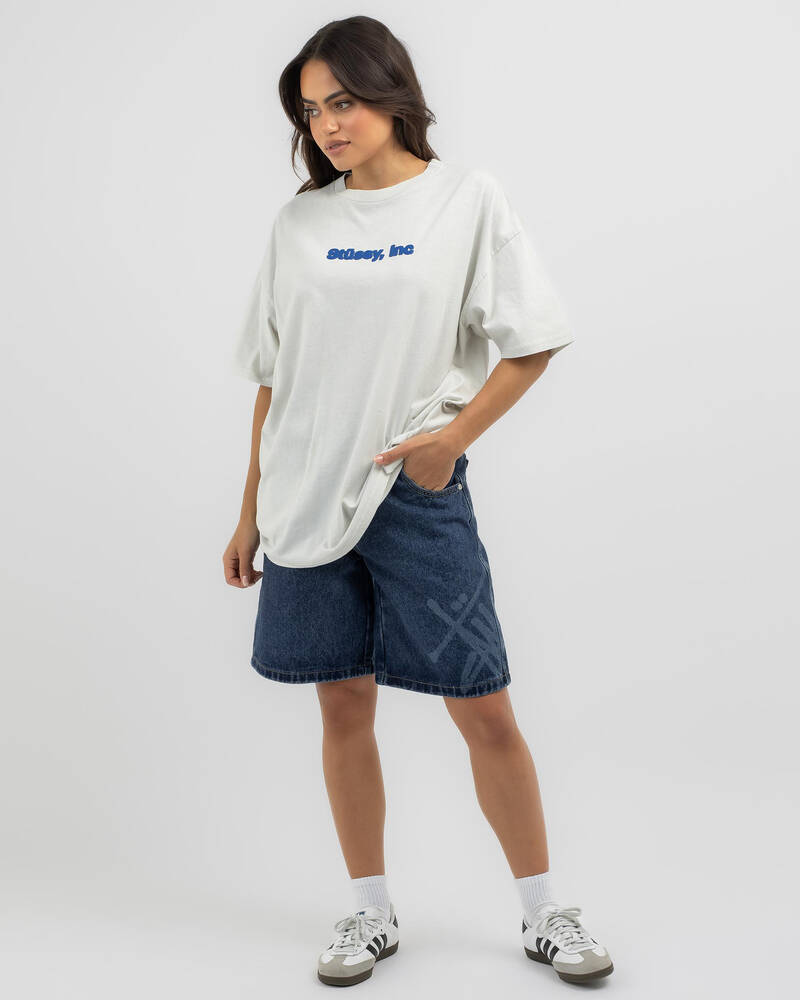Stussy Wiki Relaxed T-Shirt for Womens