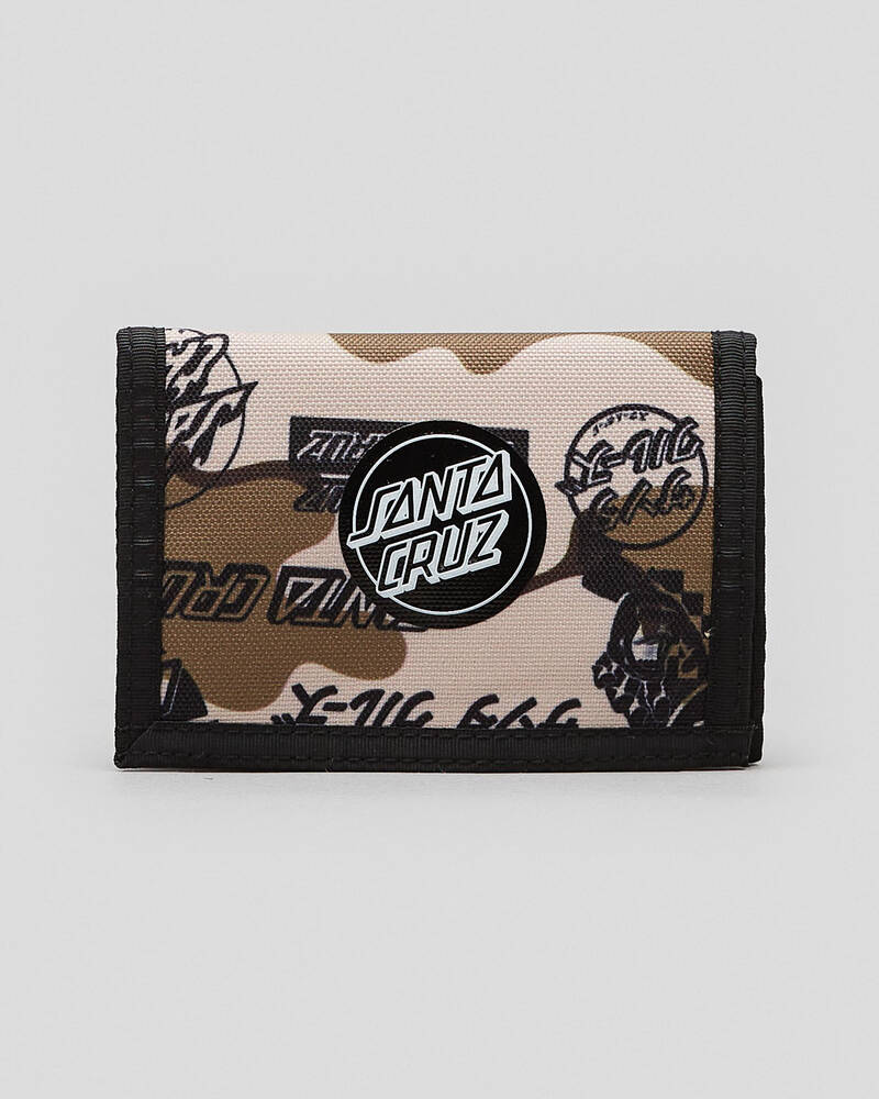 Santa Cruz Reverse Dot Tri-fold Wallet for Mens