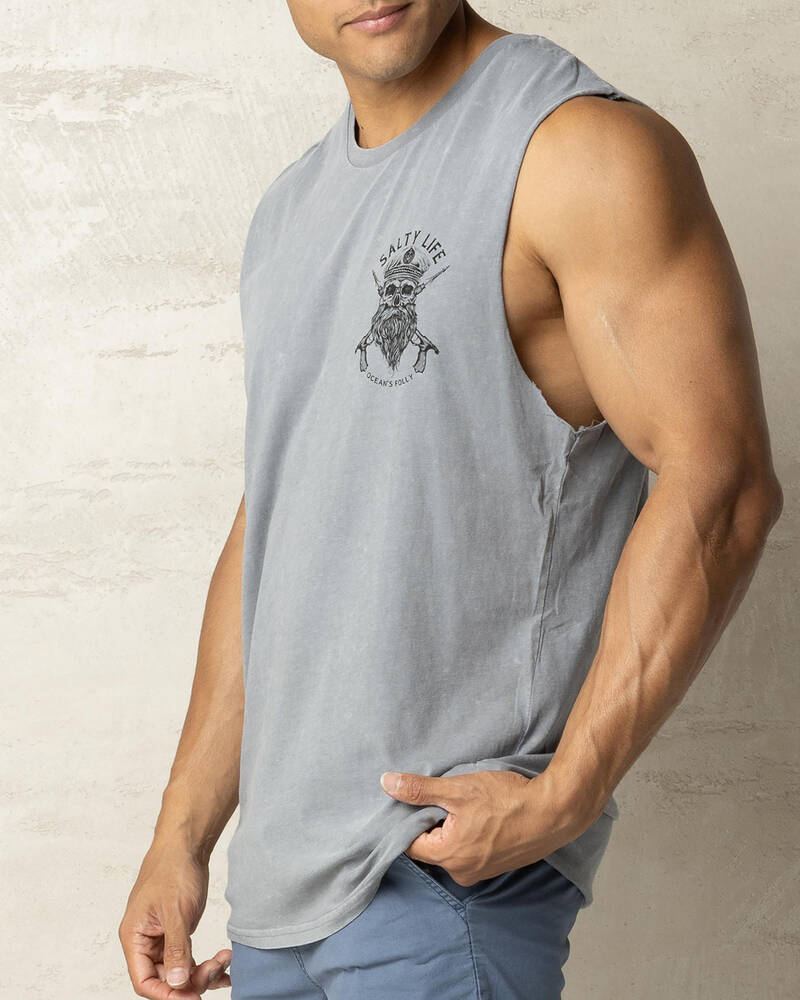 Salty Life Overboard Muscle Tank for Mens